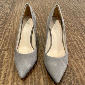 Cole Haan Gray Suede Stilettos sz 10